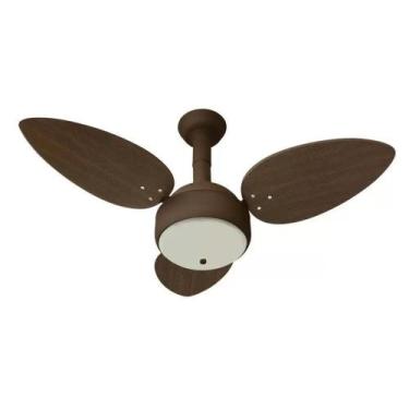 Imagem de Ventilador de Teto Venti-Delta Miray 220v com 3 Pás Marrom, 220V