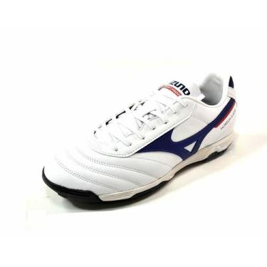 Imagem de Chuteira Morelia Society AS CLASSIC bco/azl - Mizuno, 42