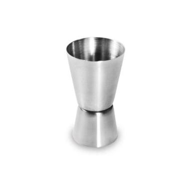 Imagem de Copo Medidor de Bebidas Duplo 25ml e 50ml Aço Inox Ke Home - KEHOME, P