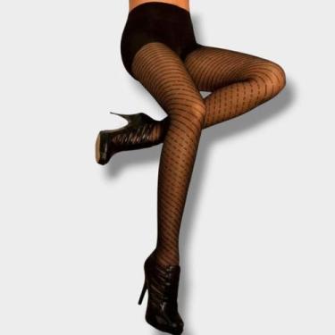 Imagem de Meia Calça Fio 20 SOM Trifil 6140, G, Preto