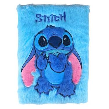 Imagem de Caderno de Recados Pautado Pequeno Personagem Disney Stitch Pelúcia 72