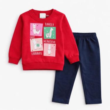 Imagem de Conjunto infantil blusa e calça bebê zig zig zaa - tamanho 6 meses - 1