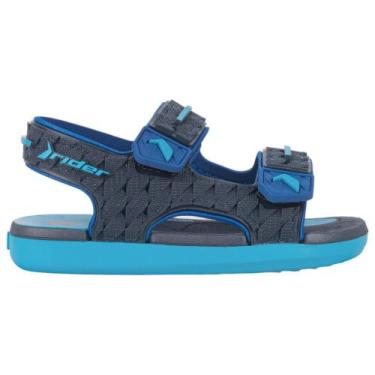 Imagem de Sandália Papete Rider R Line Plus Grendene 12149, Azul, 19