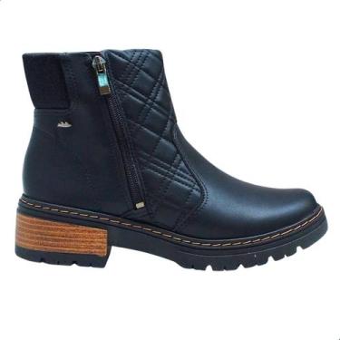 Imagem de Bota Dakota Feminina Confortavel Cano Medio Adulto, 35, Preto, Preto, 