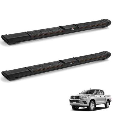 Imagem de Estribo Lateral Hilux 2016 a 2020 Preto Keko My Road