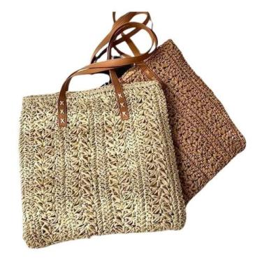 Imagem de Bolsa Feminina Sacola Ecobag Resistente Praia Viagem - Alwy, Marfim