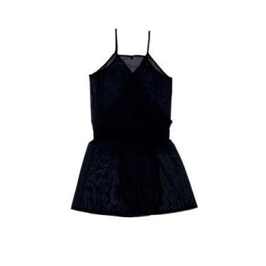 Imagem de Saída de Praia Vestido Liso Preto Feminino She Ref:383.02 - She BEACHW