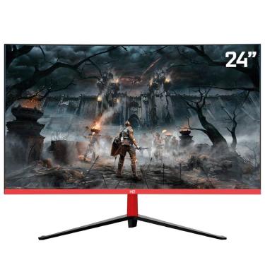 Imagem de Monitor Gamer LED Curvo 24" 1ms 165hz HQ 24GHQ-Black RGB R3000 Freesync HDMI Displ...
