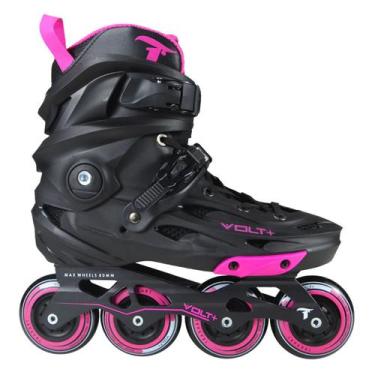 Imagem de Patins Traxart Volt + 2.0 Rosa 80mm ABEC-9, 40br