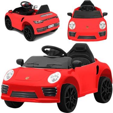 Imagem de Mini Carro Motorizado Elétrico Infantil Esportivo Vermelho - Bang Toys