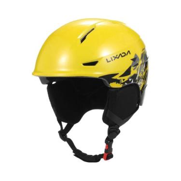 Imagem de Capacete De Esqui Profissional Lixada Com Protetores De Orelha Destacá