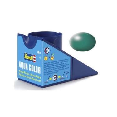 Imagem de Tinta Aqua Color Acrílica Verde Patina Sedoso 18Ml Revell 36365