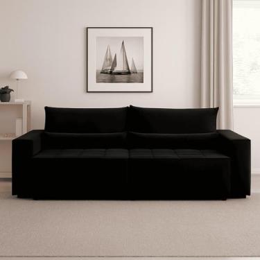 Imagem de Sofa Cama 200cm Retratil e Reclinavel 4 Lugares Nepal - Apolo Estofado