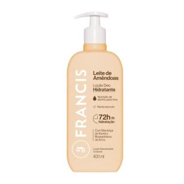 Imagem de Loção Deo Hidratante Francis Leite de Amêndoas 72h 400ml