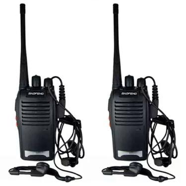 Imagem de Kit 2 Rádio Comunicador Walk Talk 16 Ch 12km Baofeng 777s