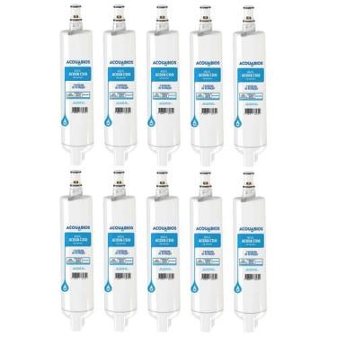 Imagem de Kit 10 refil filtro purificador acqua cs10 34/31 consul ultrafiltração