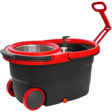 Imagem de Mop Profissional 3 em 1 Inox com Rodinha Powermaid 16L