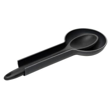 Imagem de Descanso para Talher 11cm x 24cm x 3cm Preto PP e Bambu - Lyor