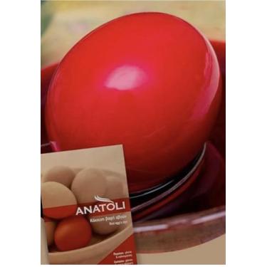 Imagem de Kit de corante alimentício vermelho para ovos, atóxico, para até 30 ov