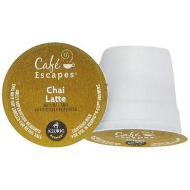 Imagem de Café Escapes Chai Latte K-Cups  Pacote com 12 Unidades