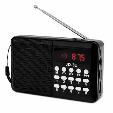 Imagem de Rádio Portátil Bluetooth Altomex JD31 FM Digital USB Micro SD Recarreg