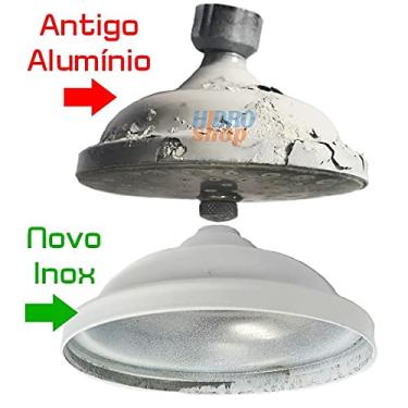 Imagem de Corpo do Crivo Ducha Cardal Branco Inox - PR952