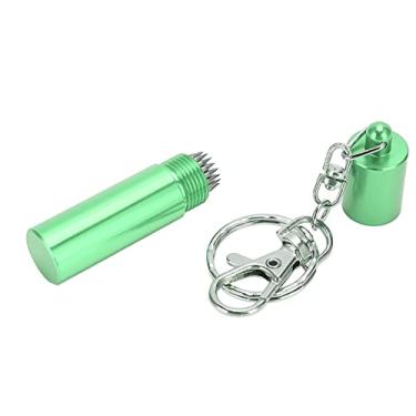 Imagem de Formador de ponta de sinalização, ferramenta de ponta de sinalização portátil para aumentar a fricção funcional com chaveiro para bilhar(verde)