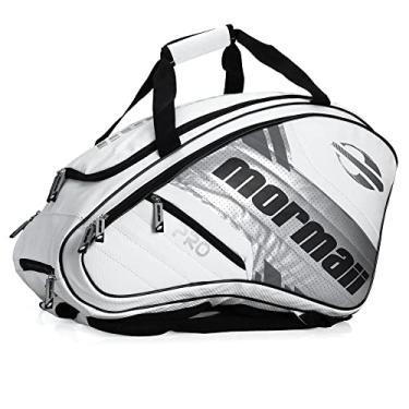 Imagem de Raqueteira Mormaii Pro Pu para Beach e Padel X10 Branca