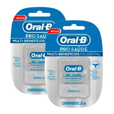 Imagem de Kit 2 Fio Dental Oral-b Pro Saúde 25m
