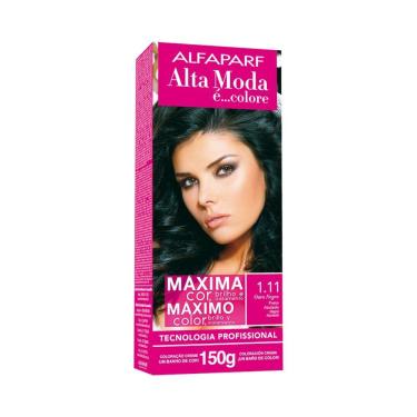 Imagem de Tintura Alta Moda  1.11 Preto Azulado 150G