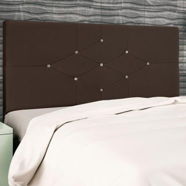 Imagem de Cabeceira Casal Queen Jbe Camboriú Bege 164cm Box 158 Marrom