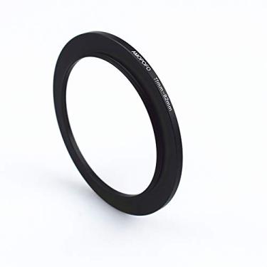 Imagem de Adaptador de anel Step Up de 46 mm a 49 mm para Canon, Nikon, Sony, Fuji, lentes de câmera e UV, ND, filtros de câmera CPL, feito de CNC usinado com acabamento galvanizado preto fosco, 77 to 82mm Step Up Ring Adapter