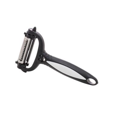 Imagem de Descascador de Legumes Aço Inox 3em1 Plástico Preto Lyor