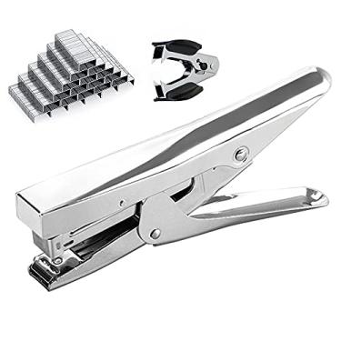 Imagem de Grampeador resistente com 1000 grampos, grampeador de papel com removedor de capacidade de 20 folhas, grampeador de carga, grampeador comercial para mesa de escritório ou materiais de escritório em casa