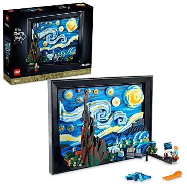 Imagem de LEGO® Ideas Vincent van Gogh - A Noite Estrelada – kit para construção de modelo e exposição de arte 3D para adultos