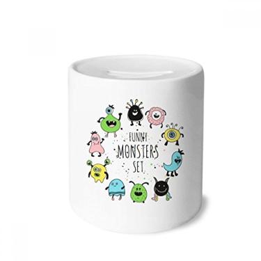 Imagem de DIYthinker Universe and Alien Monster Set Money Box Ceramic Coin Case Piggy Bank Gift