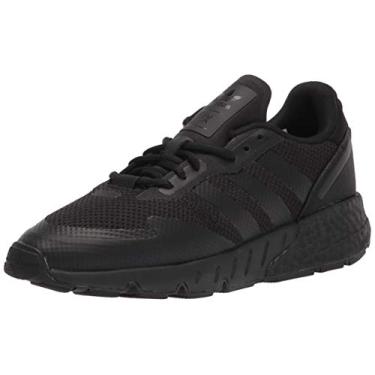 Imagem de adidas Originals Tênis masculino Zx 1k Boost, Preto/Preto/Preto, 13