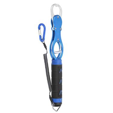 Imagem de Shanrya Controle de peixe com escama, pegador de lábios de pesca, uma peça simetria para jogador para casa, produto ao ar livre para amadores (azul)