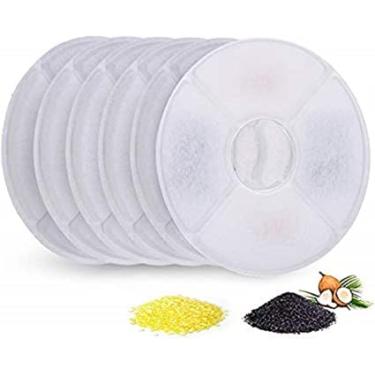 Imagem de Filtros de fonte de água para gatos Decdeal, 4 pcs, 1