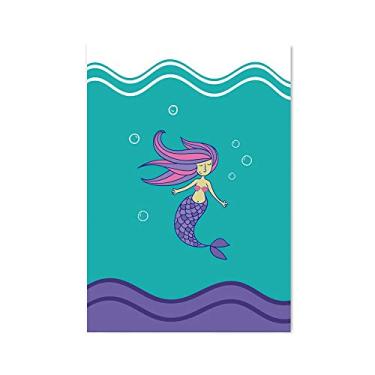 Imagem de Arte Maníacos Quadro Decorativo Sereia - 23x16,25cm