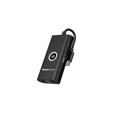 Imagem de Creative Sound Blaster G3 USB-C External Gaming USB DAC and Amp for PS4, Nintendo Switch, Ft. GameVoice Mix (Audio Balance for Game/Chat), Mic/Vol Control and Mobile App Control, Plug-and-Play
