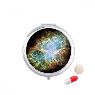 Imagem de Estojo de comprimidos de nebulosa misteriosa do universo espacial, caixa de armazenamento de remédios