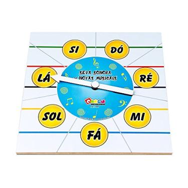 Imagem de Musicalização Seta Sonora de Notas Musicais Carlu Brinquedos