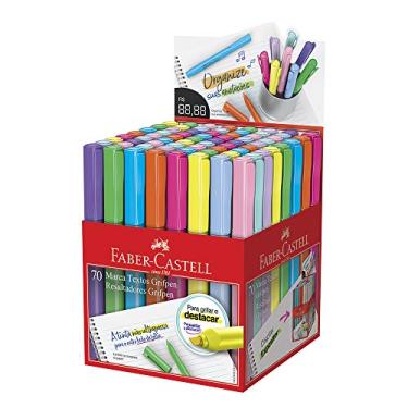 Imagem de Caneta Marca Texto, Faber-Castell, MT/ES70ZF, Multicor, pacote de 70
