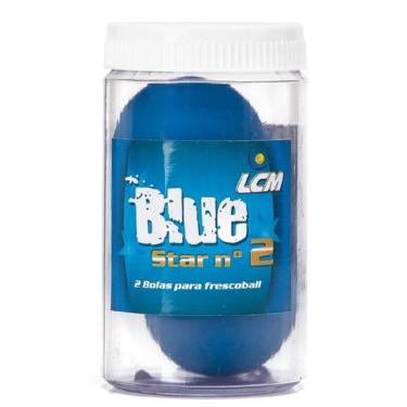 Imagem de Bola de Frescobol LCM Blue Star Tubo com 02 unidades