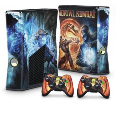 Imagem de Adesivo Compatível Xbox 360 Slim Skin - Mortal Kombat - Pop Arte Skins
