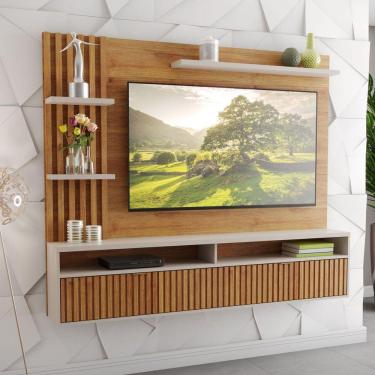 Imagem de Painel para TV até 65 Polegadas 1 Porta Provence Viero Mel/Off White