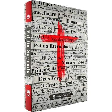 Imagem de Bíblia Jesus copy Cruz  nvi capa Dura