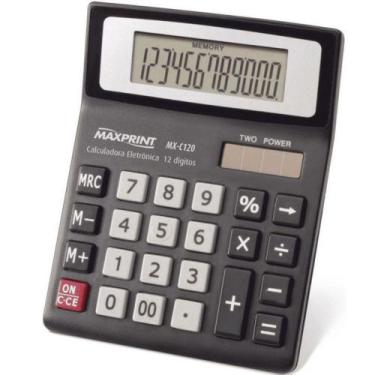 Imagem de Calculadora De Mesa 12 Dígitos Mx-C120 - Maxprint