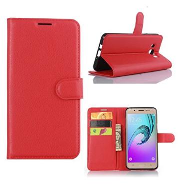 Imagem de Capa Carteira Samsung Galaxy J5 Metal J510 - Vermelho